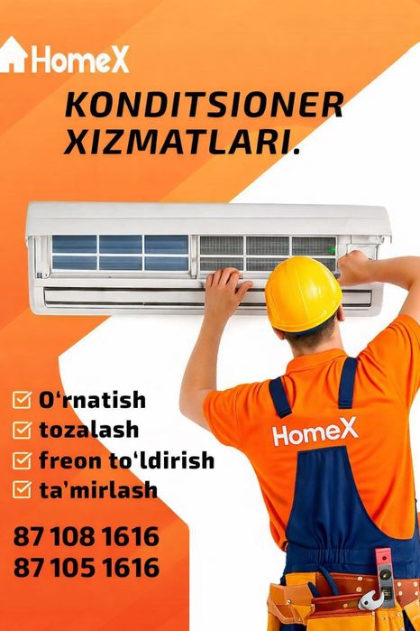 Konditsioner ustanovka va remont toshkent кондиционер установка ремонт