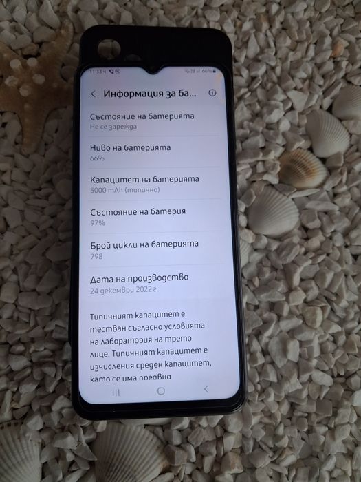 Продавам телефон SAMSUNG A23 5G, с остатъчна гаранция до 04.2026 год.