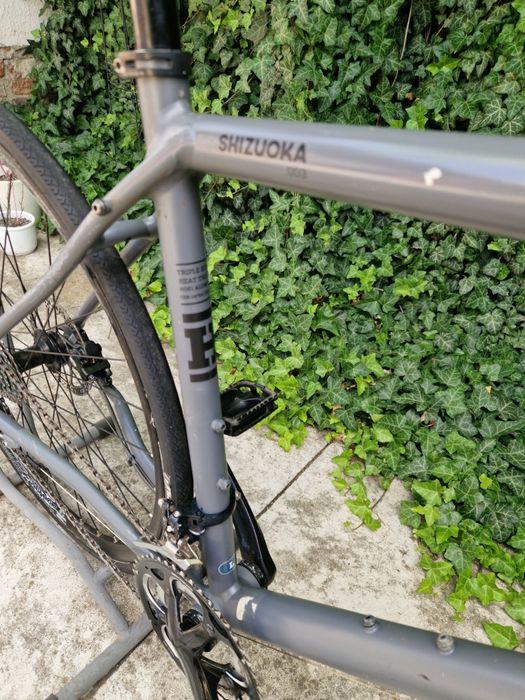 Bicicleta HOY Shizuoka .003 Gravel Cursiera Hybrid Sram Apex 2x10 FSA Tekro Gemini Twin Piston Cadru L 10kg