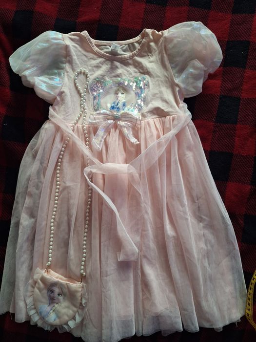 Rochie Ana&Elsa,5-6 ani+gentuta