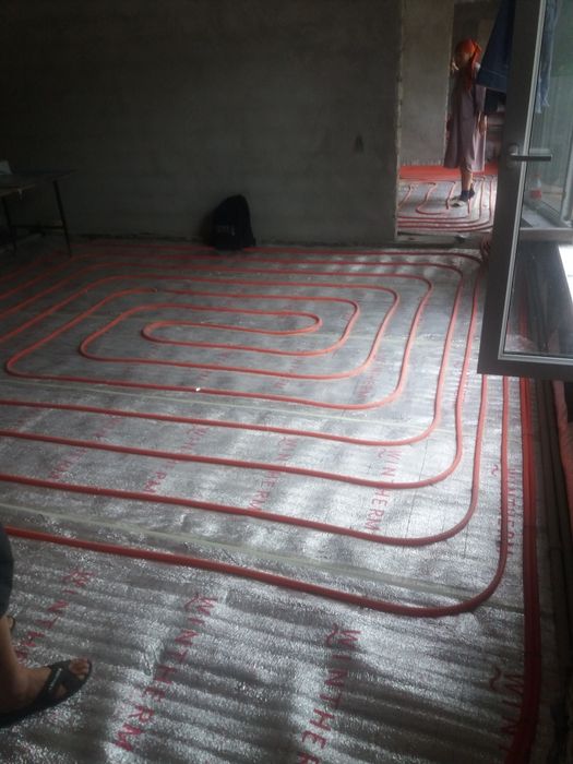 Тёплый пол улитка