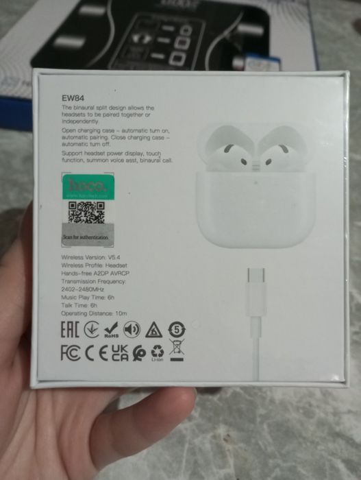 Умные весы, наушники hoco в подарок