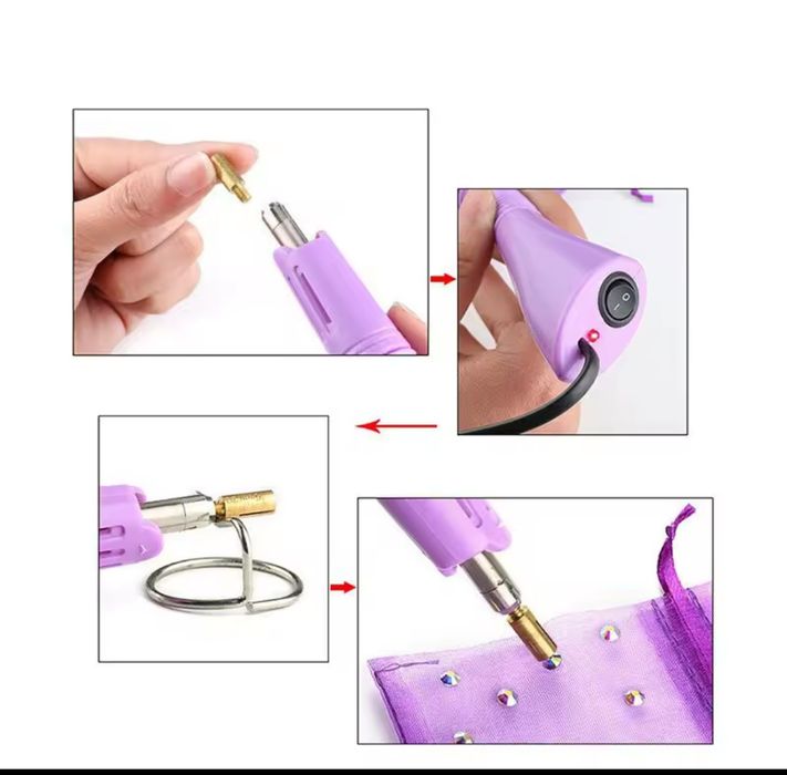 Поялник за залепване на термо диаманти