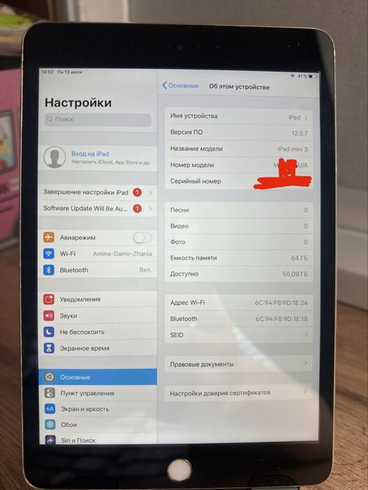 iPad mini 3 64 gb