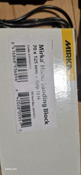 Mirka talpa șlefuit pe acumulator , pneumatică