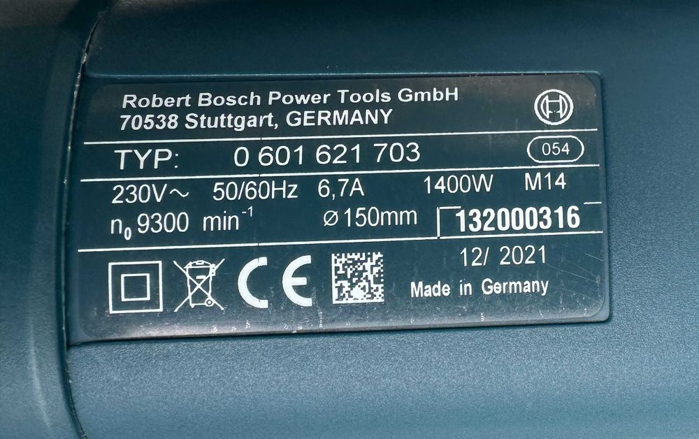 Bosch GNF 35 CA - Професионална фреза за канали 1400W 150mm като нова!