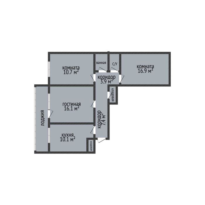 Продажа 3-комнатной квартиры