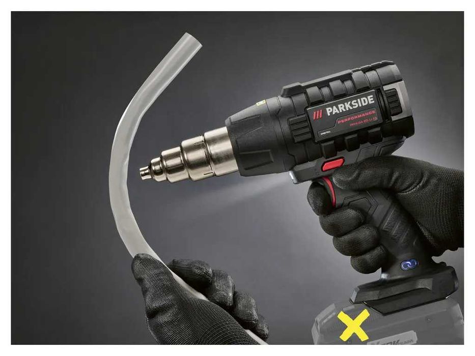 3Г.ГАРАНЦИЯ Акумулаторен пистолет за горещ въздух Parkside