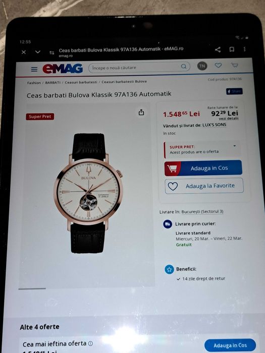 Ceas bărbătesc Bulova Automatic