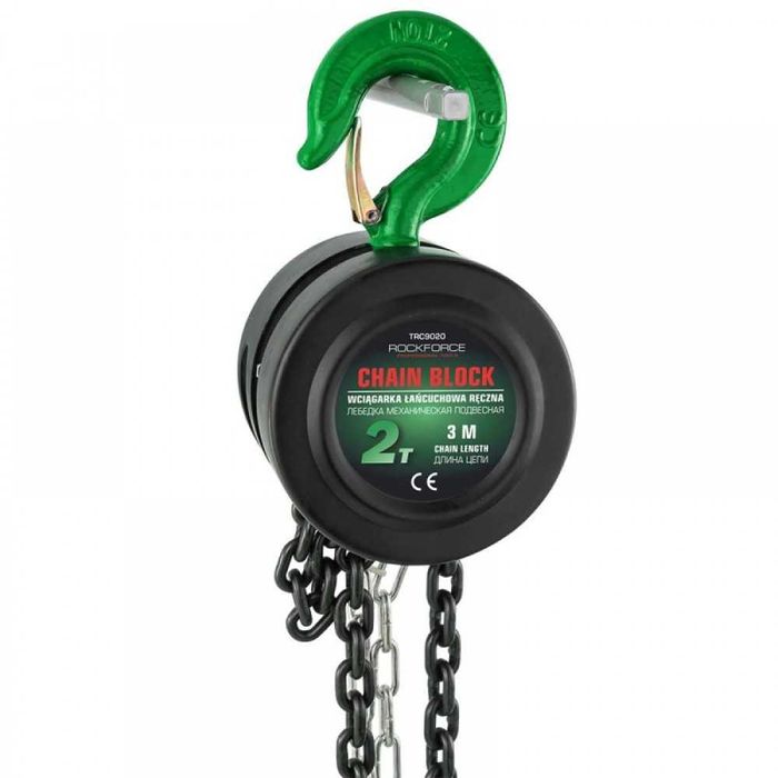 Лебедка с верига 2т / 3м ROCKFORCE