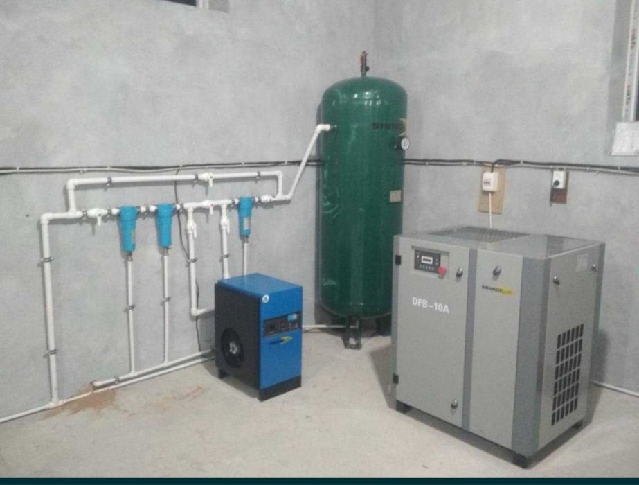 Компрессор 7,5 кВт винтавой kompressor vintavoy SAAB