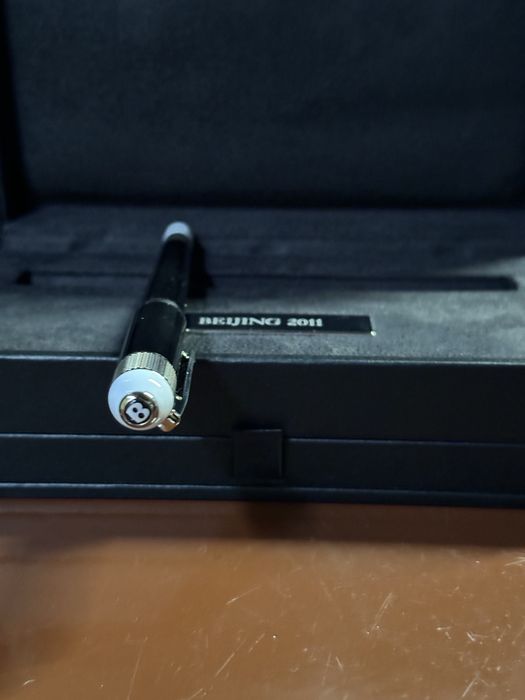 Stilou TIBALDI Bentley Fountain Pen Slimline Beluga 18k Penita Aur Rar