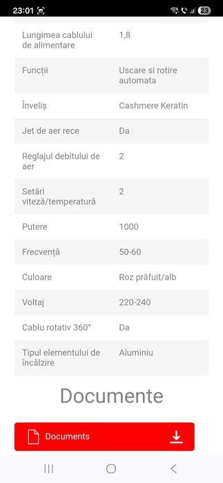 Vând perie rotativa Rowenta