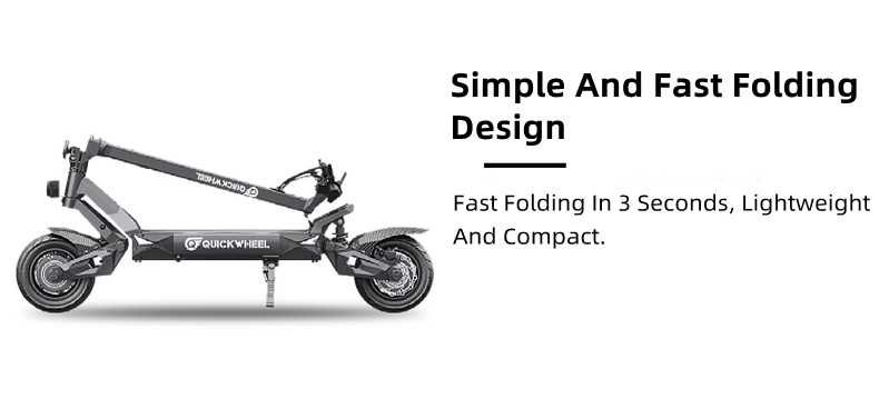 Електрическа тротинетка скутер 72V 2*1500W с два мотора