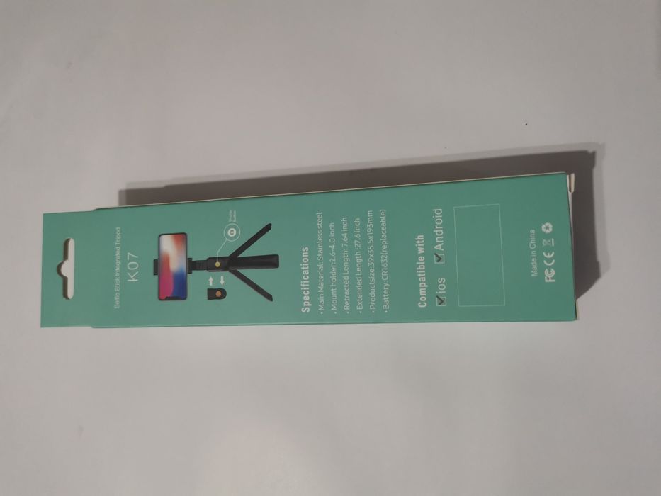 Trepied baston selfie stick-baston selfie stick tripod cu telecomanda