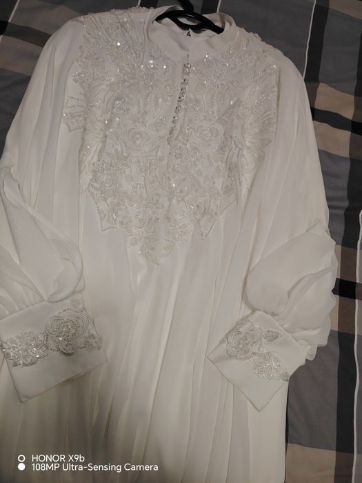 Abaya kelin ko'ylak 1 marta kiyilgan