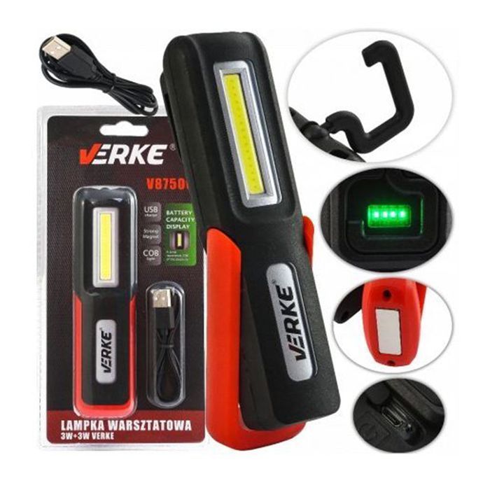 Lampa cu led cob reincarcabila 3w