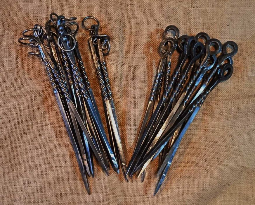 Cuie cort, tarusi din otel forjati manual