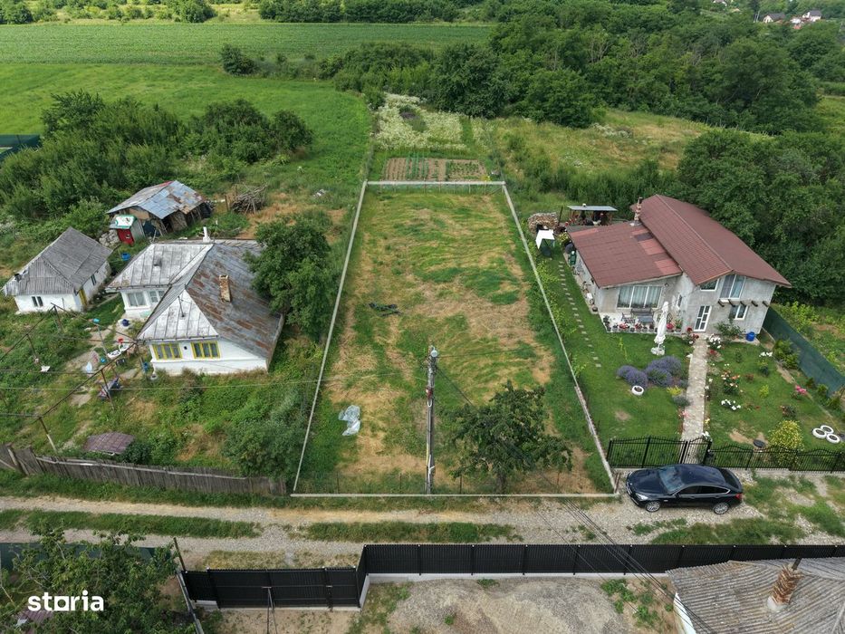 Teren intravilan de vanzare 584 mp, deschidere 14,5 ml Magura - Bacau