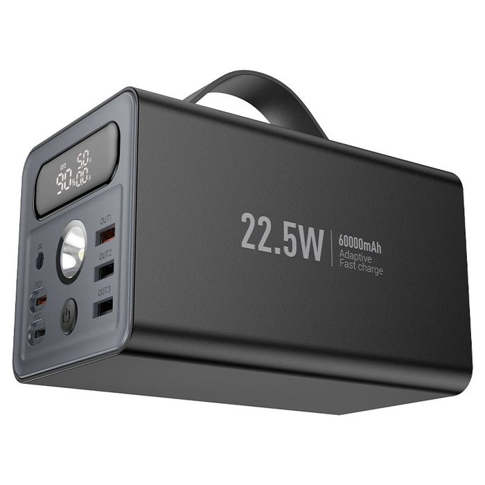 Power Bank Hoco J138 Distant 60000mAh, 22.5W, PD/QC, DC 12V, UPS