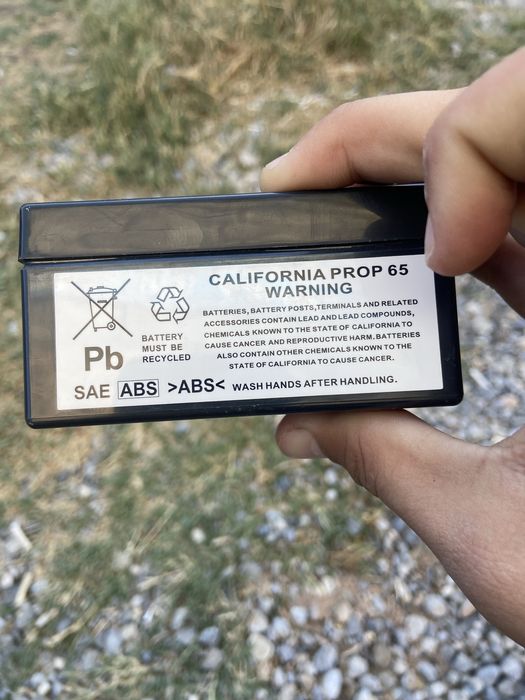 Mercedes auxiliary battery  12V 1.2Ah