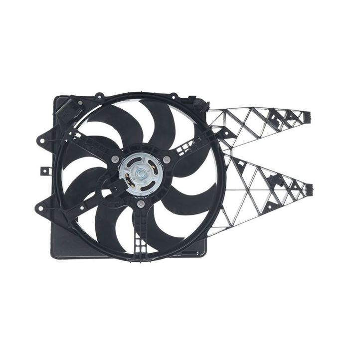 GMV radiator electroventilator Fiat Punto Evo/Punto/Abarth (199), 2005-, Motorizare 1,3 Multijet; 1,4 Multiair; 1,4 Tb Multiair; 1,4 T-Jet; 1,9 Multijet Benzina/Diesel, tip climatizare cu AC, dimensiune 50