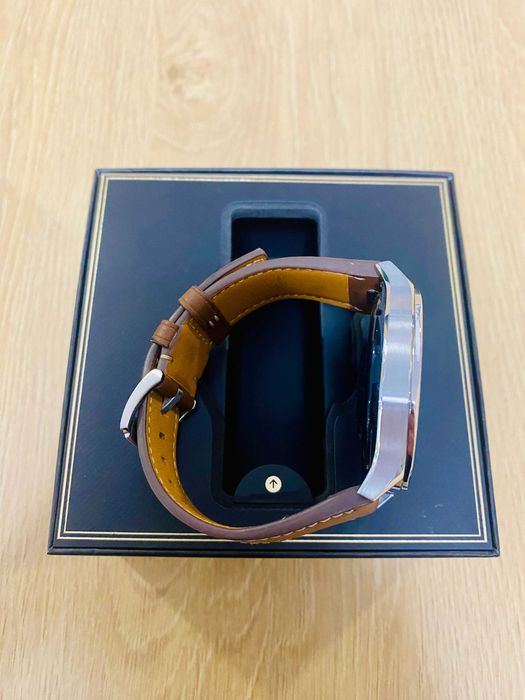 КАТО НОВ !!! Huawei Watch GT 5, 46mm, Brown Composite Leather Strap