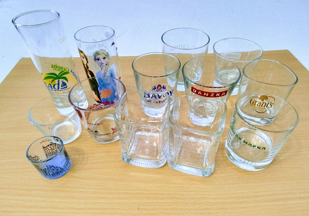 Стъклени чаши лот