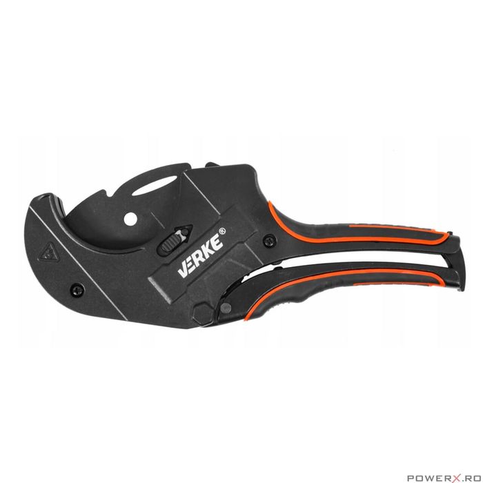 Foarfeca pentru taiat tevi din PVC si materiale plastice, 75 mm, Verke