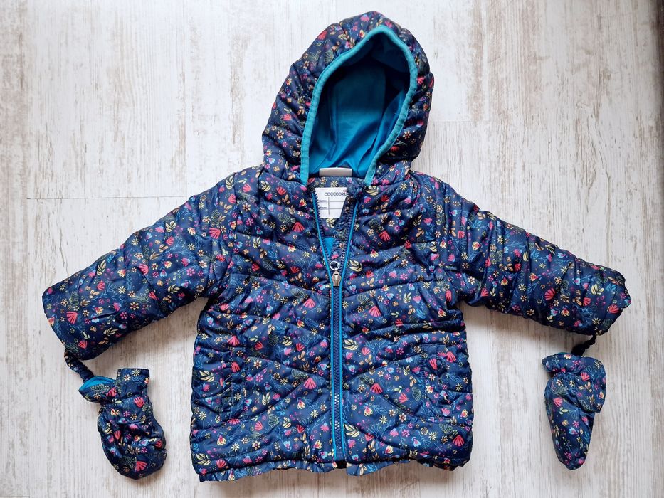 Зимно яке за момиче coccodrillo и zara  74/80