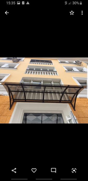 Навесы входные группы