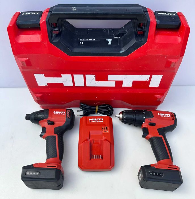 Hilti SF 2-A12 Винтоверт и Hilti SiD 2-A12 импакт драйв 2x12V 2.6Ah