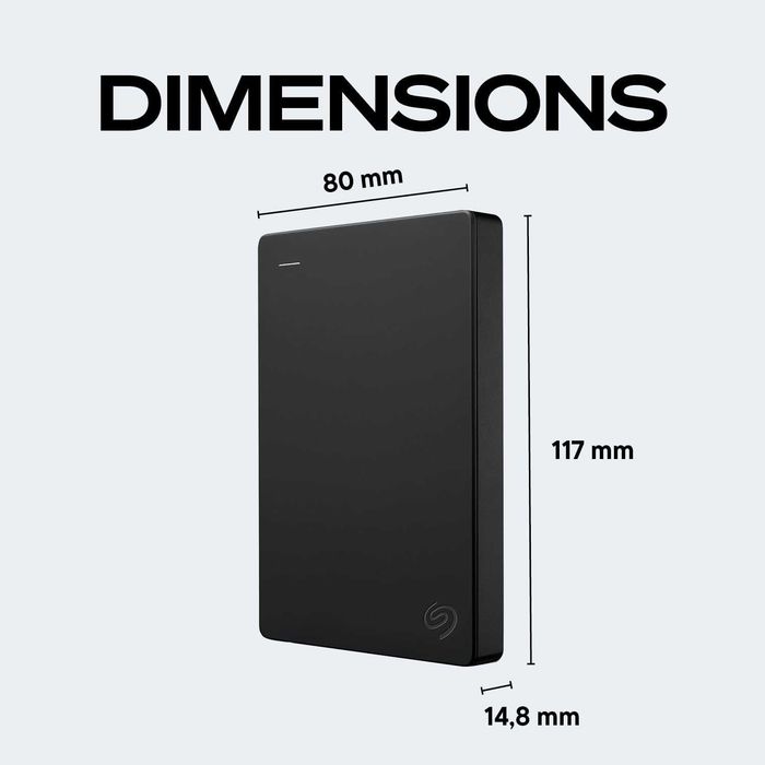 Hdd extern Seagate portable drive 2 tb,negru,sigilat
