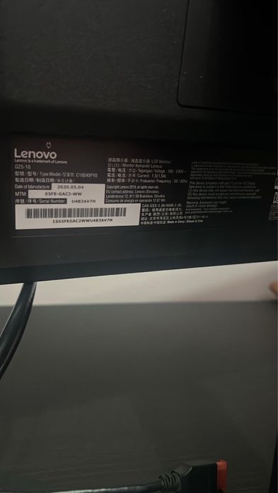 Monitor Gaming Lenovo G25-10