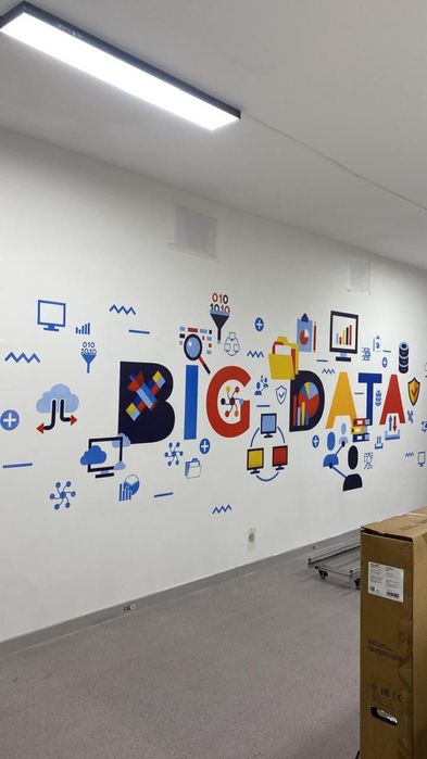 Рисунки на стенах. Художественная роспись стен.