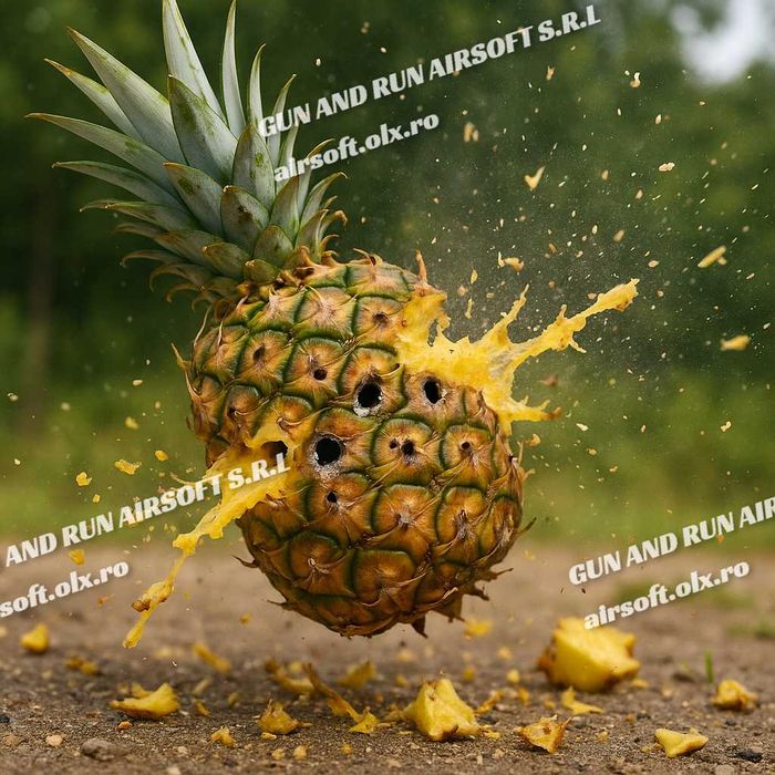 Pistol Modificat Cu Recul 20 JOULI+!! (Cu Bile De Cauciuc) Co2 Pusca