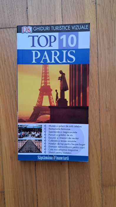 Ghid turistic Top 10 Paris, editura Litera