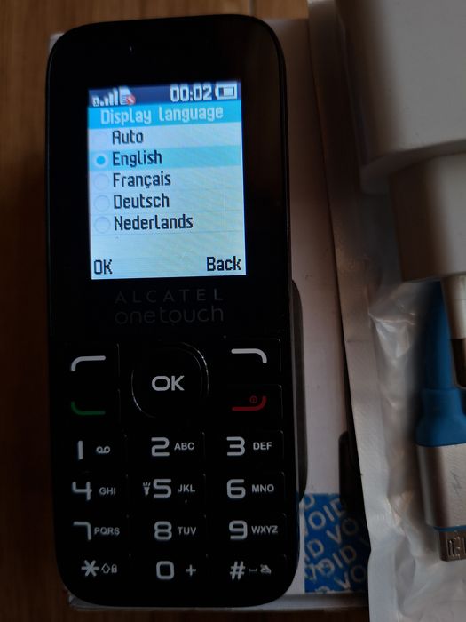 Top telefon clapeta,meniu engleza.