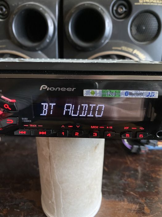 Pioneer MVH-X380BT - BLUETOOTH USB авто радио плеър за кола сд cd (с късо шаси за лесен монтаж)