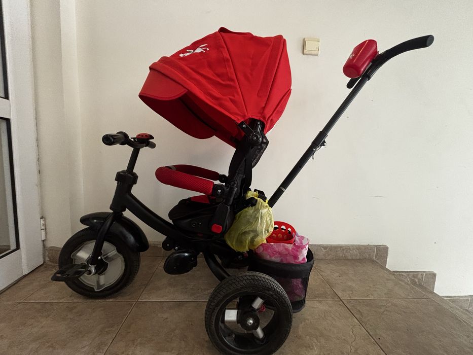 Детска триколка BYOX Jockey Червен цвят