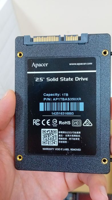 Жесткий диск 1 Тб SSD Apacer новый
