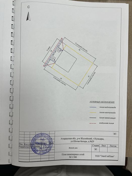 Кулсары Атырау мкр жер телімі