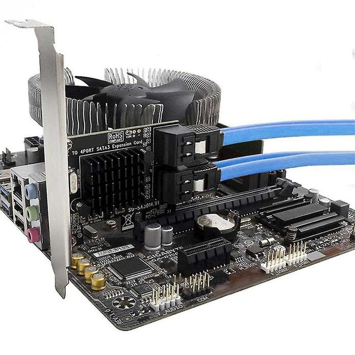 4 Port Sata 3 To Pci ExpressX1 6GbpsSata 3.0 To Pci-E Adapter