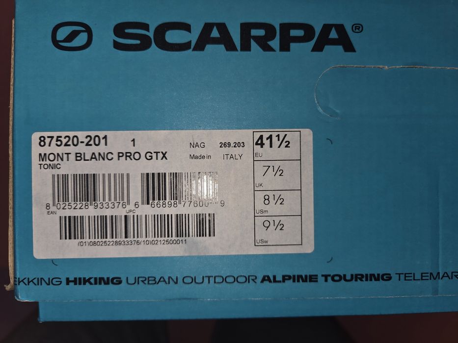 Scarpa Mont Blanc Pro GTX Mens bocanci