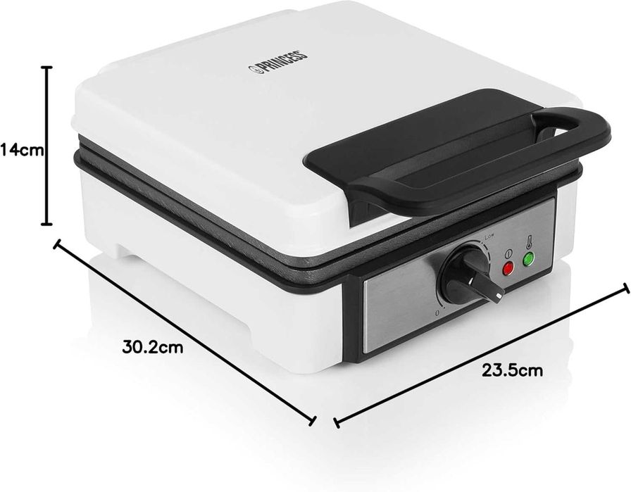 Гофретник Princess, 1200W, 19,8 x 19,8см, незалепващо покритие