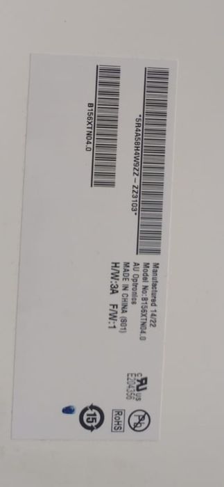 Display laptop 15.6 inch slim 30 pini 1366 x 768