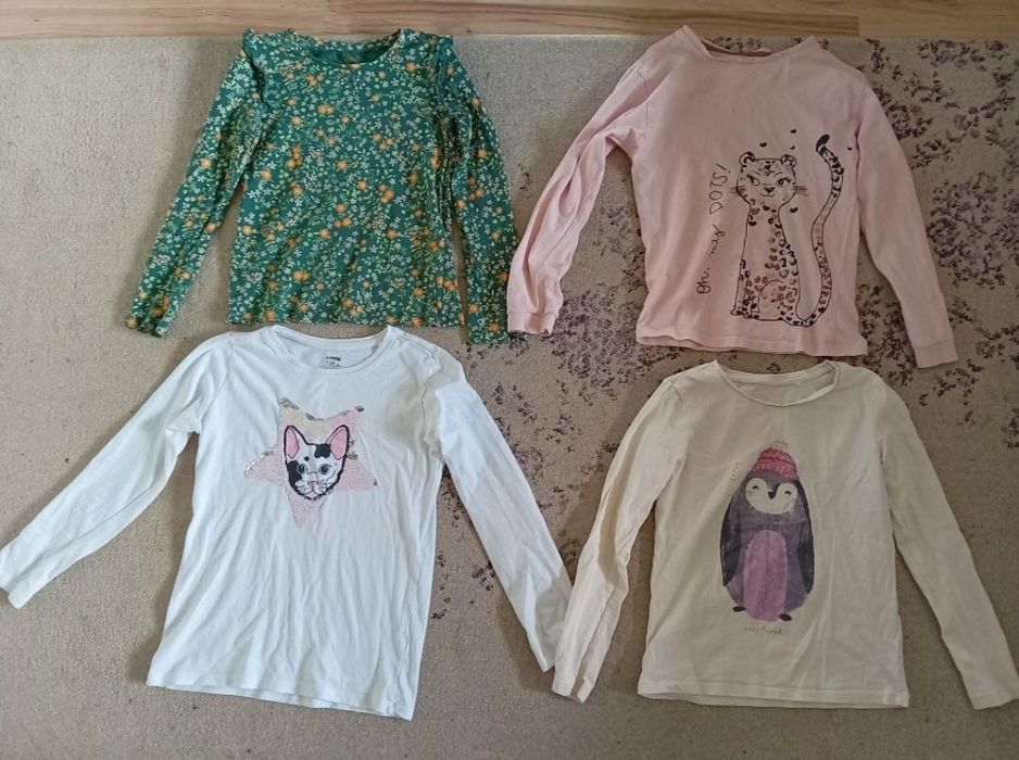 set lot 4 bluze 134 8 9 ani c&a cool club fete fata fetita