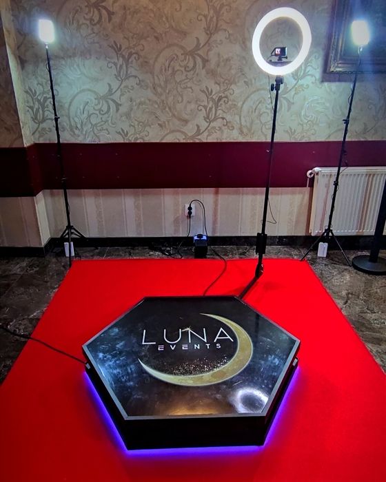 Fum greu cu gheață carbonică / Aranjamente cu baloane / Photo corner