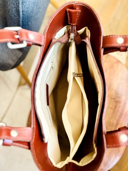 Нова кожена чанта Vera (Италия) / Brand new leather bag Vera (Italy)