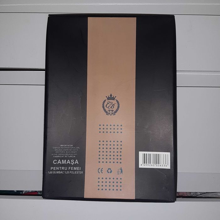 Cămașă nouă damă Cătălin Botezatu - mov, office, sigilată, măr.S